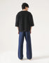 HALF SLEEVES CREW NECK SWEATSHIRT